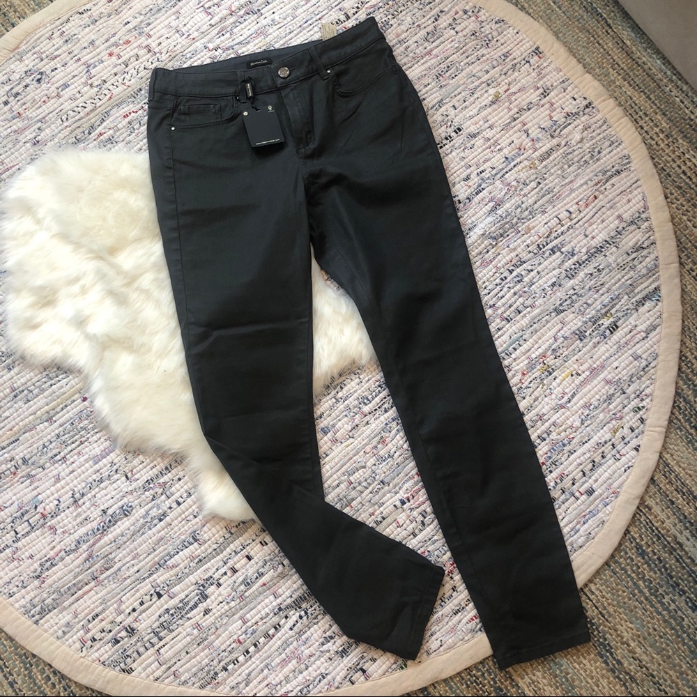 Massing Dutti Zara Waxed Pants